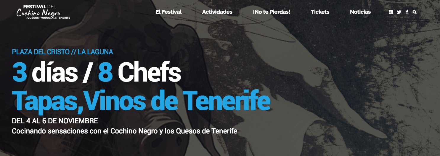 Festival de Cochino Negro, vinos y quesos de Tenerife, este fin de semana en La Laguna