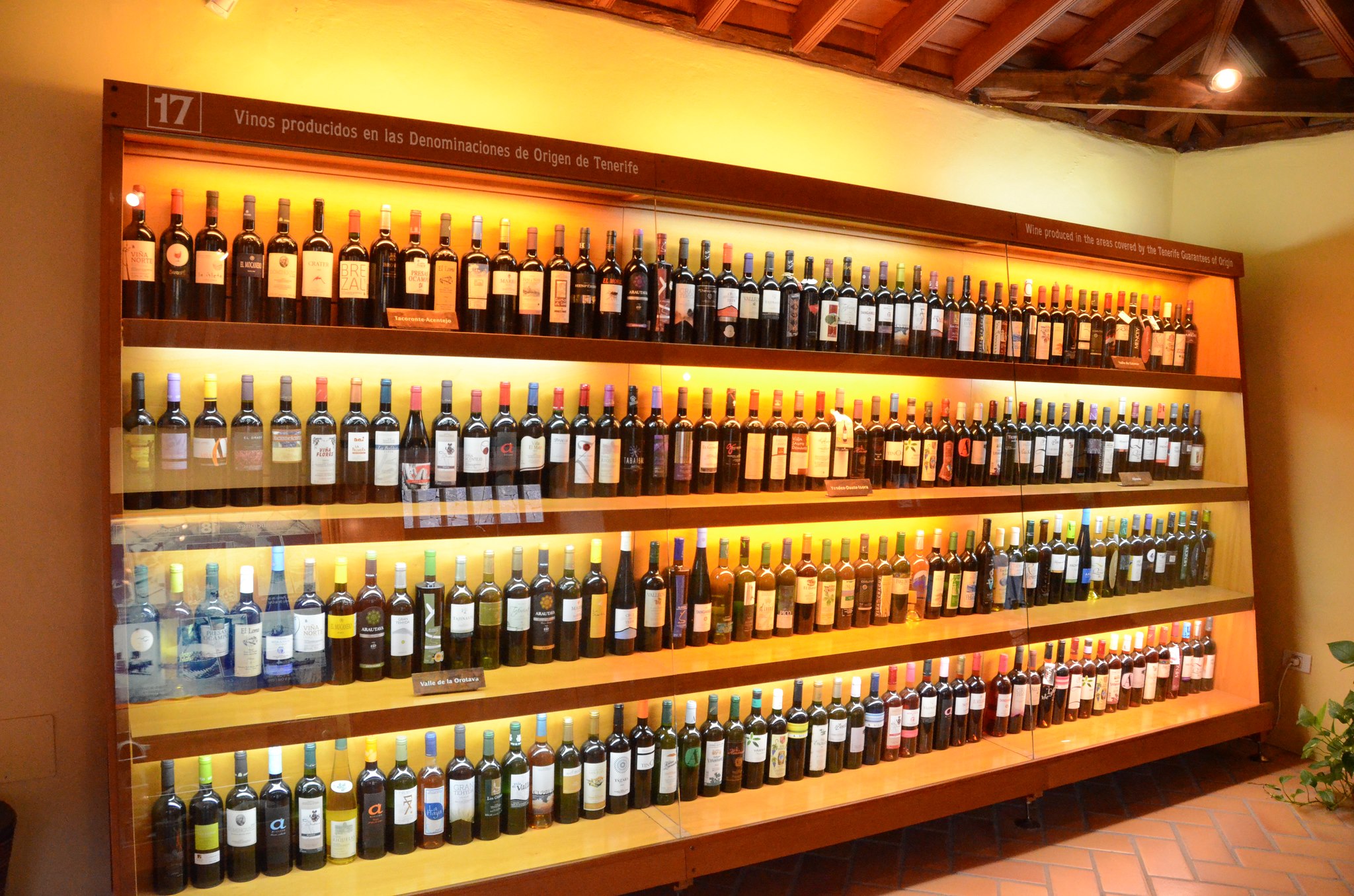 Exhibe tus mejores reservas de vino en un elegante botellero vertical