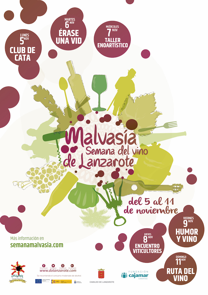 Llega una nueva edición de -Malvasía-, la semana del vino de Lanzarote.