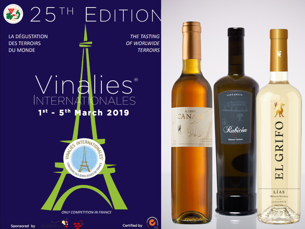 La 25ª edición de Vinalies Internationales deja tres nuevas medallas para los vinos de Lanzarote