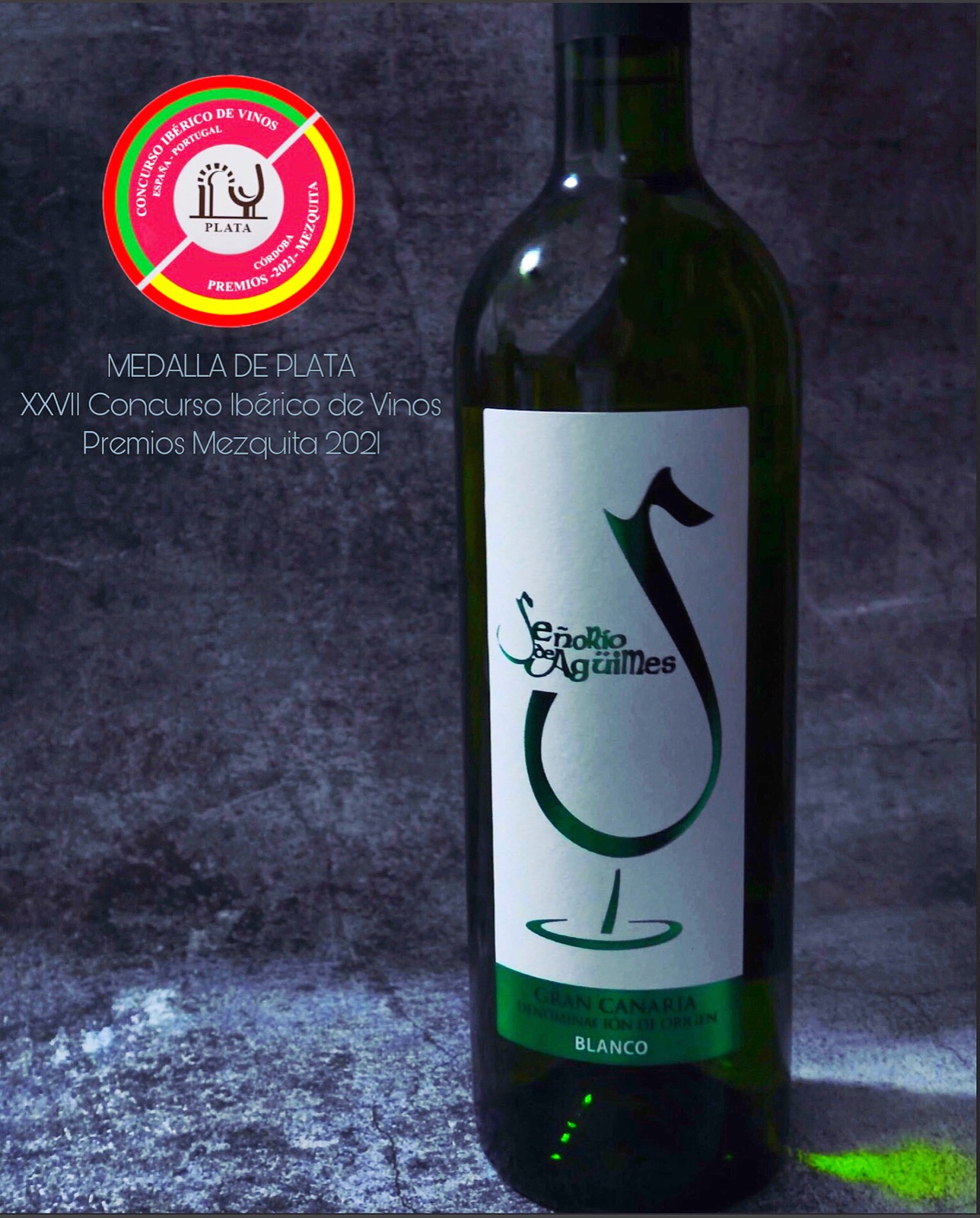 El vino Señorío de Agüimes obtiene una medalla de plata en Concurso de Vinos Mezquita
