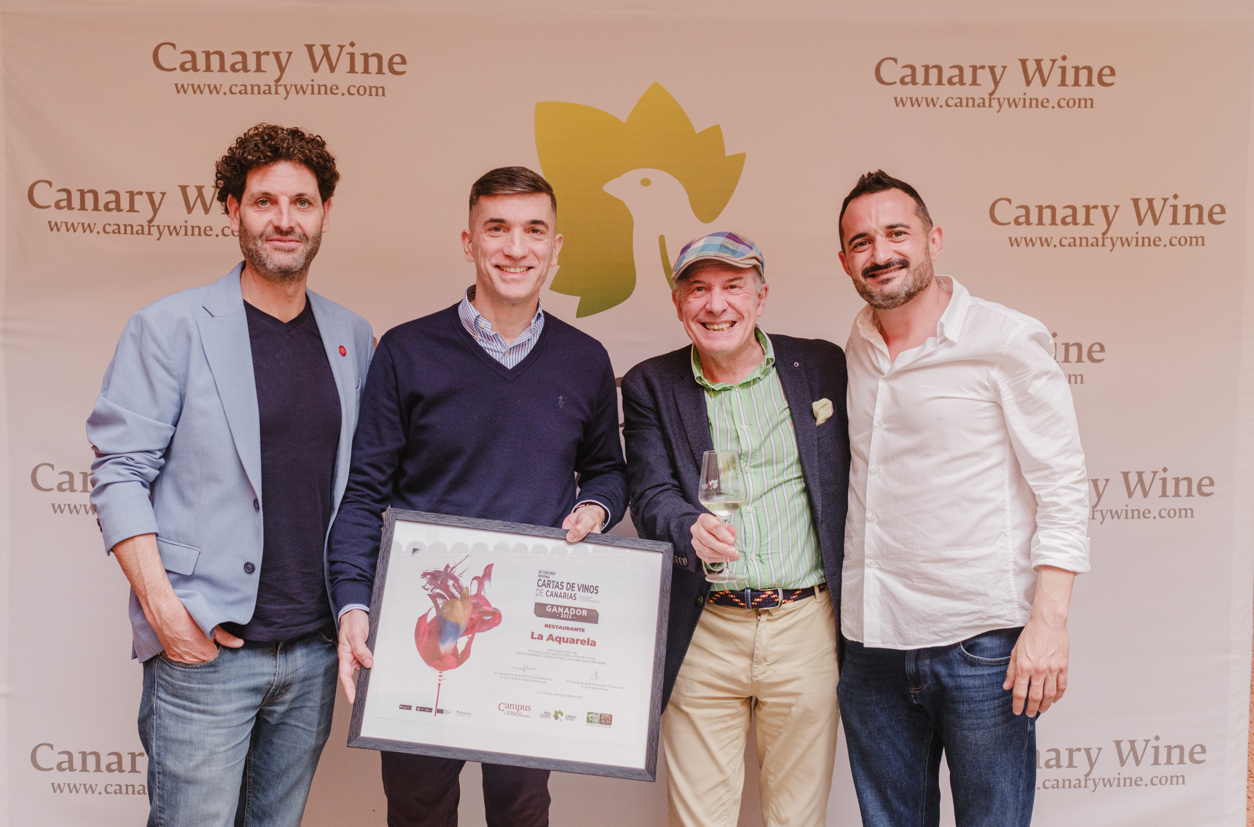 El Restaurante La Aquarela triunfa en el XX Concurso Regional de Cartas de Vinos de Canarias