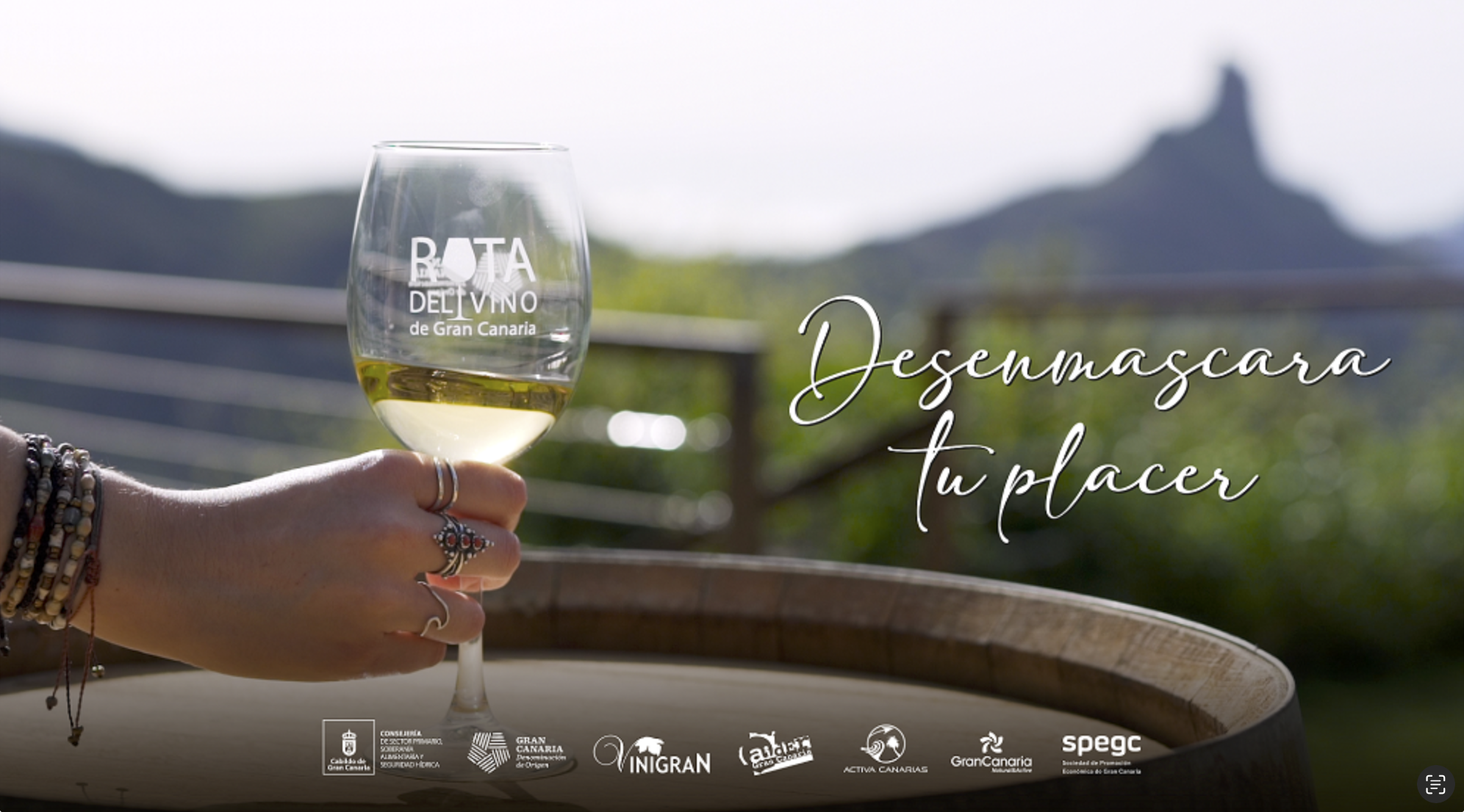 La Ruta del Vino de Gran Canaria invita a “desenmascarar” el placer en su nuevo spot