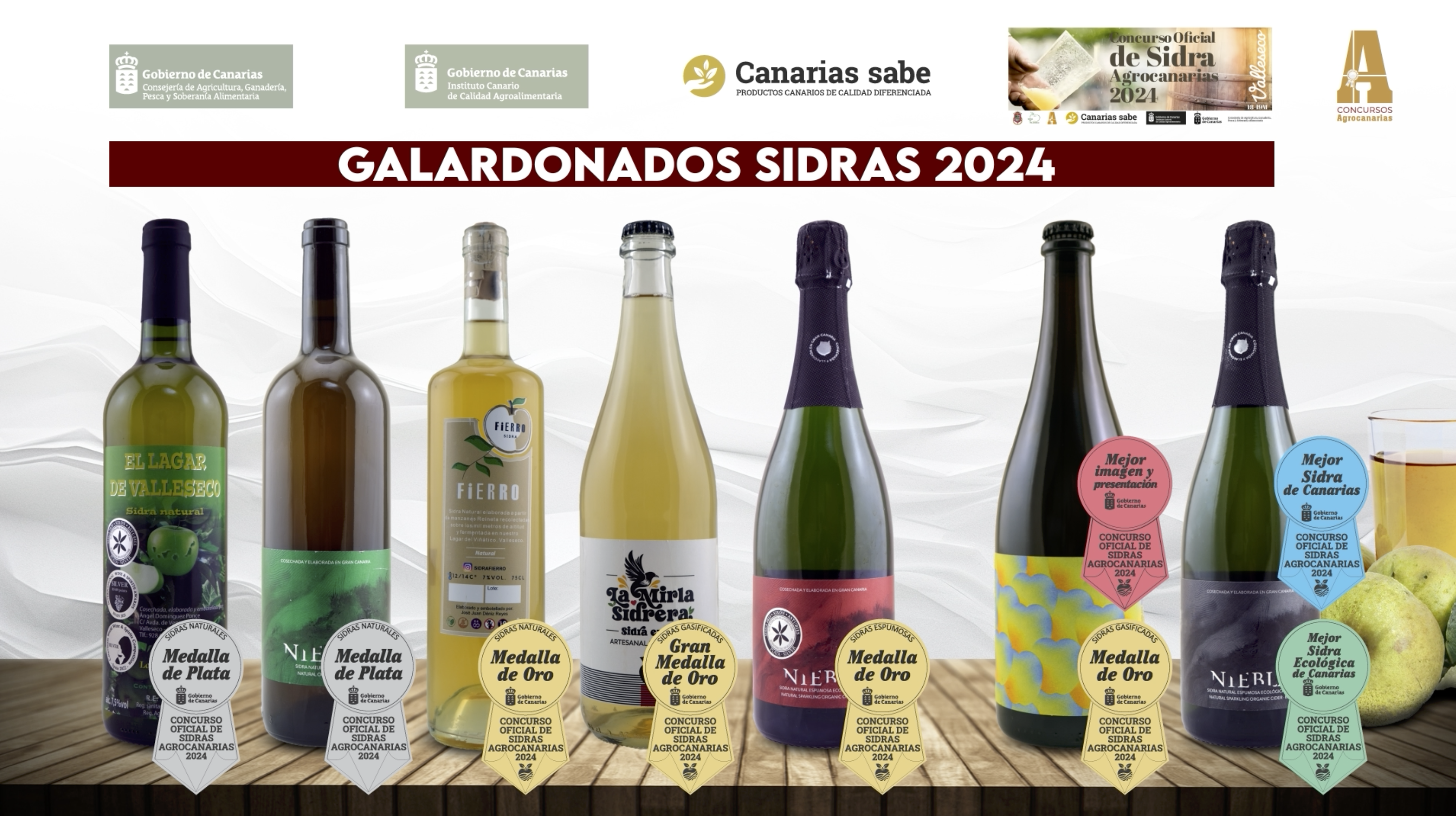 Las sidras en Canarias: celebración del Primer Concurso Oficial Agrocanarias 2024